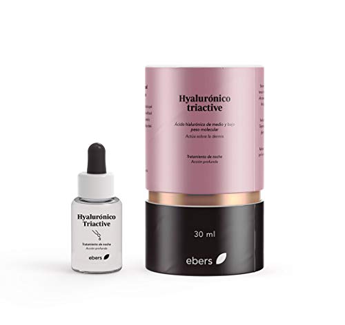 Ebers Hyalurónico Triactive. Sérum facial a base de ácido hialurónico de bajo y medio peso molecular - Hidratación - Acción profunda