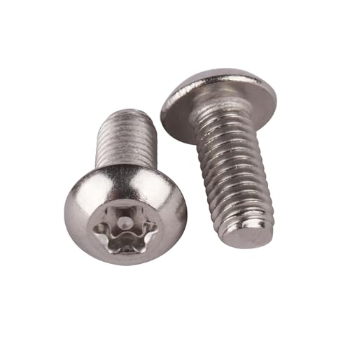 Image of 12PCS 304 Stainless Steel Bolts Torx with Column M5x10 12mm Bicycle Disc Brake Cycle Rotor Water Bottle Cage Screws (M5x12mm)