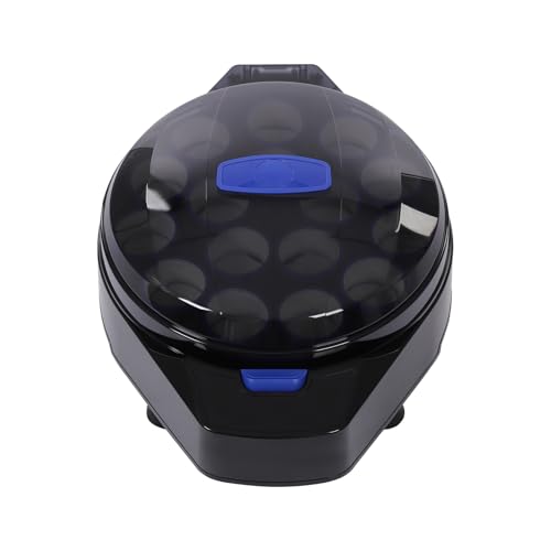 LUKSFIH Professional Pool Ball Cleaner and Polisher Machine, Upgraded Billiard Ball Cleaner for Home & Commercial Use, Automatic 16 Pool Ball Polishing Cleaning Machine, 3min/Cleaning (Black Color)