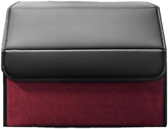 Car Trunk Storage Box for Ferrari SF90 Stradale PHEV 2024 Collapsible Car Trunk Organizer Waterproof Car Organizers Car Interior Accessories,Small-Wine red
