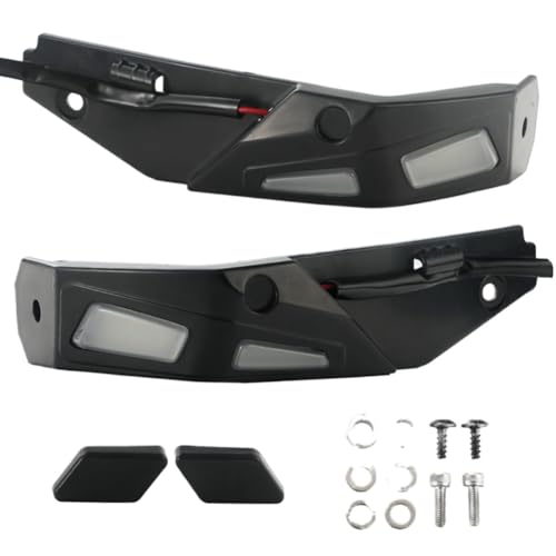 Lumières LED protège-mains Ryker améliorant la visibilité nocturne moto