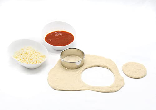 Cookie Cutter 5 Pcs, Sturdy Stainless Steel, Cookie Molds, Round Circle, For Cookies Doughs Doughnuts, 5 Sizes #TOP4