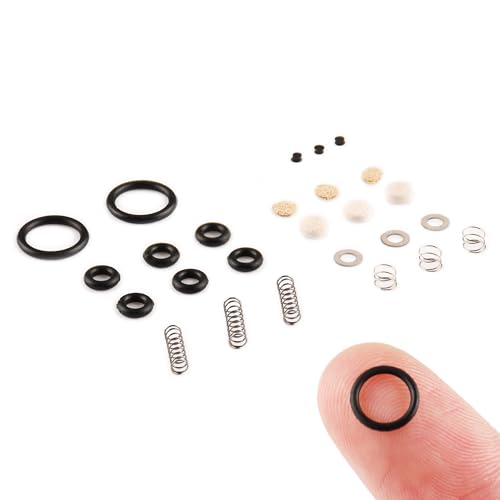 Reparaturset Feuerzeug Ersatzteile für Dunhill Rollagas Feuerzeug-Reparatur, inklusive 9 O-Ringe, 3 Nadelfedern, 3...