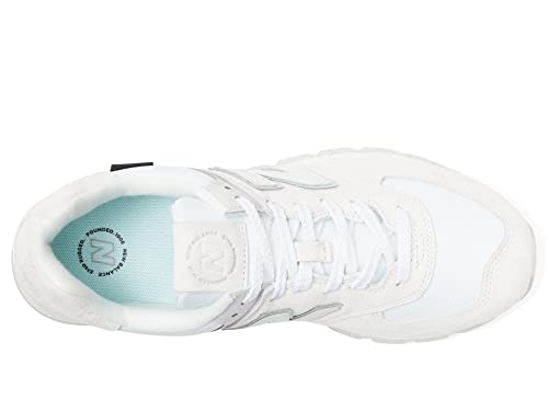 New Balance Classics 574D Rugged Sneakers for Men - Low Top Silhouette and Breathable Textile Lining White/White 17 D - Medium2
