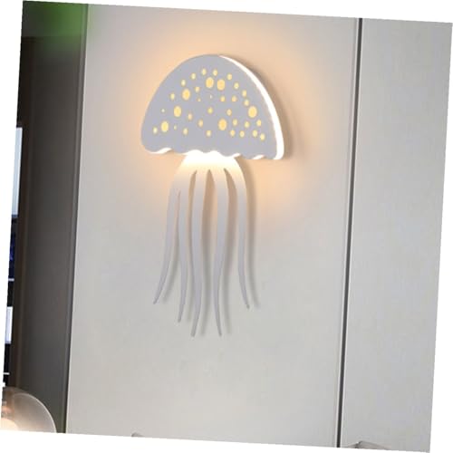 Luz LED cálida de pared con diseño de medusa y fácil instalación 7