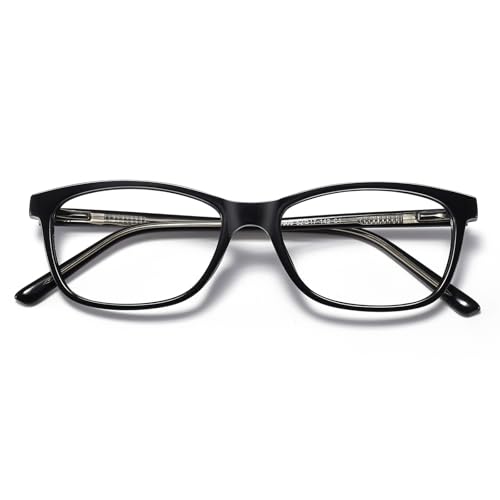 MUDIWRLO Blue Light Blocking Glasses Anti Eyestrain UV Glare for Women Men TV Phone Computer Gaming Eyeglasses(Black)