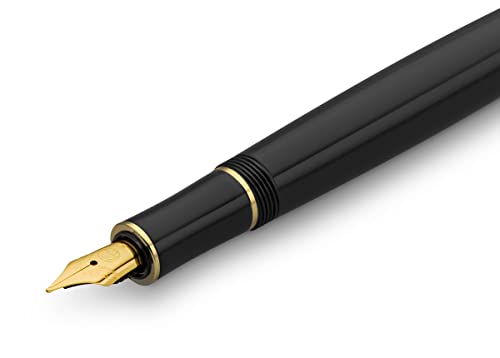Stylo-plume doré nostalgique Kaweco DIA2 avec sa boîte cadeau élégante pour homme et femme