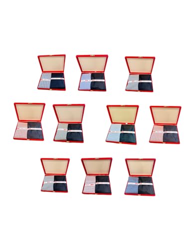 Image of Raymond Fabrics Trouser-Shirt Fabric VELVET Combo Box (Multicolour, Unstitched, All Weather Fabric) (PACK OF 10)