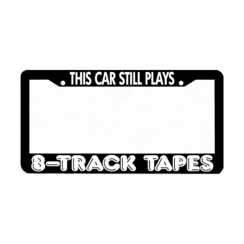 8 Track Tapes Plastic License Holder