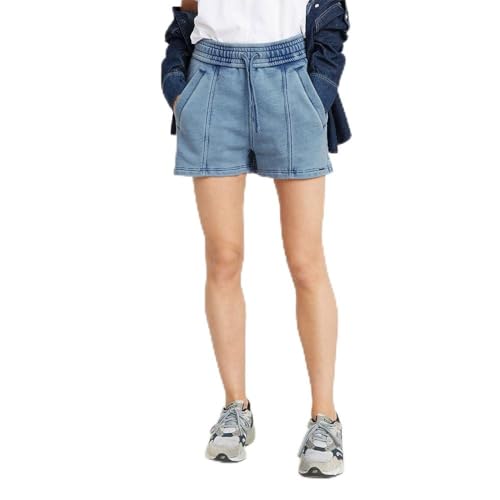 G-STAR RAW Overdyed Raw Edge Sw Pantalones Cortos Wmn, Azul (Sun Faded Indigo D24571-d583-b503), S para Mujer