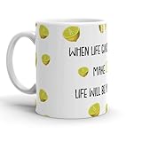 ANYSTICK Mug When Cups Life Birthday Gives Tea You Ceramic Lemons Travel Quote From Phils-osophy Modern Family Coffee Mugs 11 15 Oz Gifts For Friend Family Holiday
