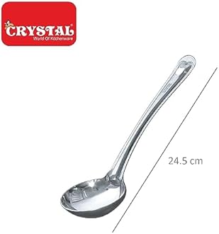 Crystal Stainless Steel Ladle, Silver