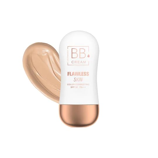 Flawless Skin BB Cream SPF 30 PA++ Color Correcting Foundation Cream | Lightweight Natural Coverage | Long Lasting Moisturizing Makeup Base for All Skin Types (Soft Ivory shade 02)-image-20