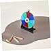 Abaodam Rotary Roulette Prize Wheel with Dry Erase Surface 8 Blank Slots Ideal for Meetings Trade Shows Interactive Fun