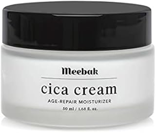 Meebak Cica Face Moisturizer for Women Anti-Aging, Anti-Wrinkles Natural Korean Cica Cream 1.68 fl.oz