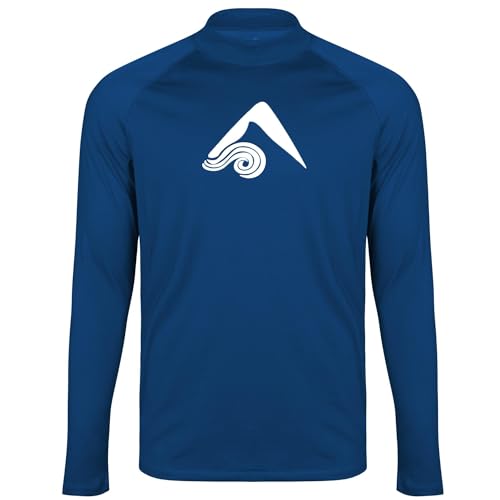 Kanu Surf Boy's Platinum Long-Sleeve Rashguard, Navy, 2T