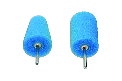 Power-Tec 92560 Polishing Sponge Wheels (Blue, Fine) 2Pc