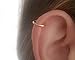 Set of 2 Nose Rings Septums Helix Earrings 16 Gauge Gold Filled Hoops Handmade Hypoallergenic Nickel free
