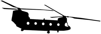 Ranger Products Chinook Copter Helicopter - Decal Sticker, Die Cut Vinyl Decal for Windows, Cars, Trucks, Tool Boxes, laptops, MacBook - virtually Any Hard, Smooth Surface