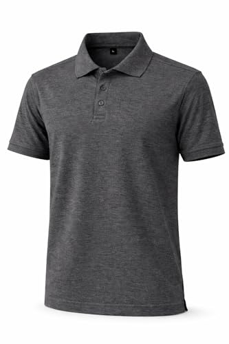 Image of Men's Polo T-Shirt | Breathable, Moisture-Wicking, Soft & Lightweight | Regular Fit Casual & Travel Wear