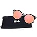 Mio Eyewear [Clubmaster - Red Mirrored] Fashion Sunglasses for Woman and Men (100% UV Protection)