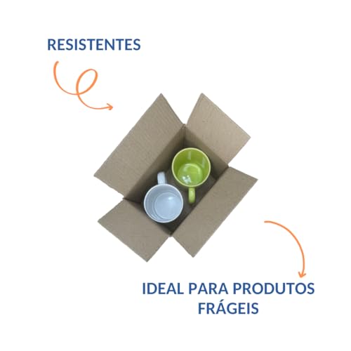 100 Caixas de Papelão Correio Sedex/E-commerce 19x12x12cm