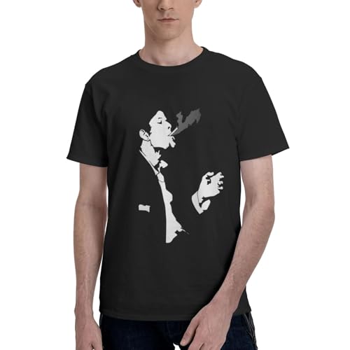 Tom T Shirt Summer Graphic Tee Waits Mens Crew Neck Short Sleeve Clothes Large Black