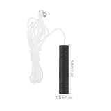 Toyvian Cordón de Tracción Negro para Ventilador de Techo y Lámpara de Baño, Plástico Resistente con Diseño Moderno y Uso Versátil en Baños y Ventiladores