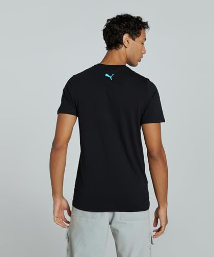 Image of Puma Men's Cotton Essential Box Graphic Print Slim Fit Tees