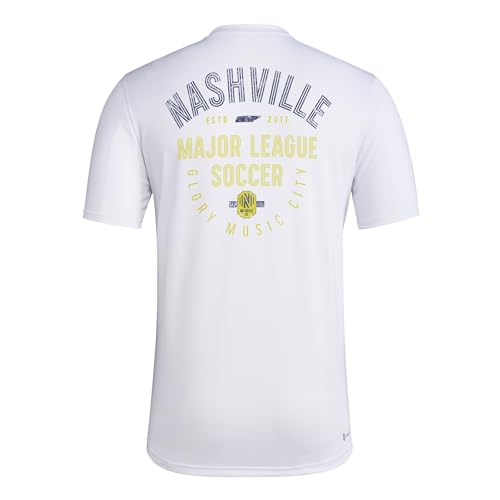 Image of adidas Men's Inter Miami CF Local Pop Short Sleeve Pre-Game T-Shirt