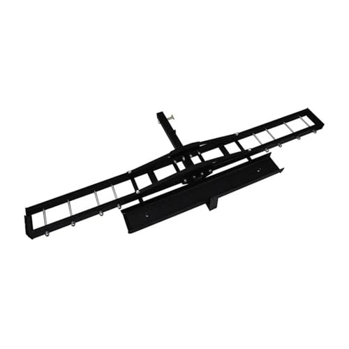 Soporte de enganche para motocicletas trasero para remolque de automóvil, rampa para bicicleta todoterreno, scooter antioscilación inclinable, carga máxima 200KG