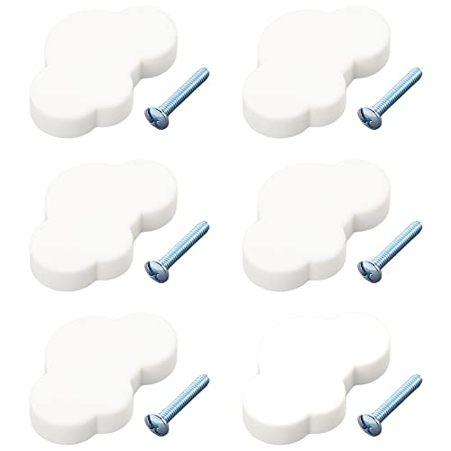 Nifocc 6 Pcs Cloud Shape Cabinet Knobs Cartoon Shape Soft Rubber Knobs Cute Drawer Handle Pulls For Cabinets Drawers Doors Wardrobe Closets Dresser
