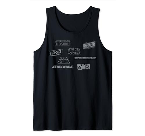 Débardeur Star Wars International Logos en coton pour l'été