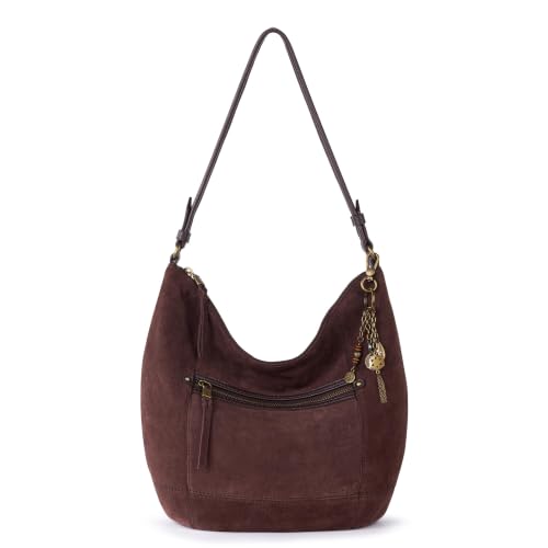 Image of The Sak Sequoia Leather Hobo Bag - Large Slouchy Shoulder Purse, Zip Pocket