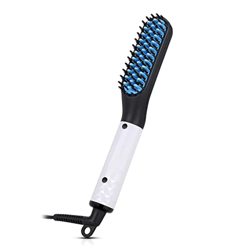 Cepillo eléctrico para barba multifuncional con peines antiestáticos miniatura 1