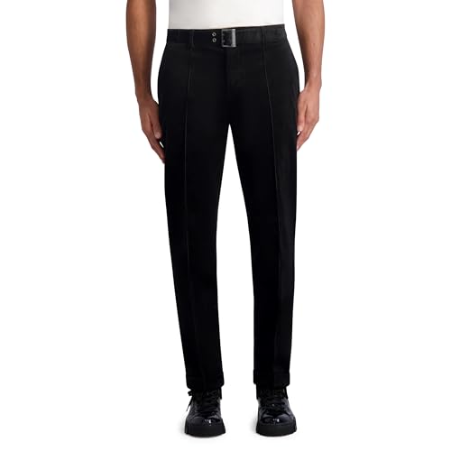 KARL LAGERFELD Men's Corduroy Belted Pant3