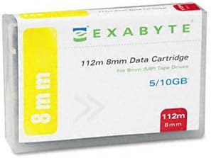 Exabyte 180093 - 8 mm Cartridge, 112m, 2.5GB Native/5GB Compressed Capacity