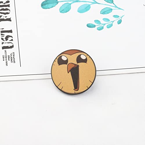 Image of MYOSPARK Owl Inspired Gift Owl Enamel Lapel Pin Owl Fan Gift Owl Jewelry for Women