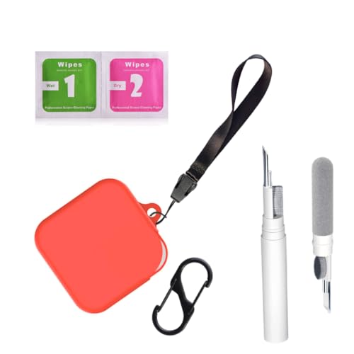 Image of SHISHVIKA Case Cover Compatible for CMF by Nothing Buds Pro 2 / Buds 2 Plus /Buds 2 (Orange, Combo - Kit)