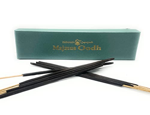 Haramain MAJMUA OODH - Agarwood Incense Stick - Agarbatti - Made from Pure Oudh and Vetiver
