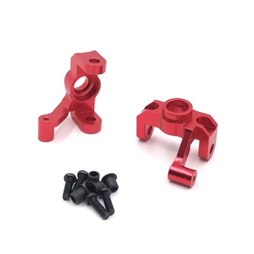 RC�X�e�A�����O�i�b�N�� For WLtoys 12427 12428 12423 12429 FY01 FY02 FY03 ���^���t�����g�X�e�A�����O�J�b�v RC�J�[�p�[�c�ƃA�N�Z�T���[ �A�b�v�O���[�h�ƌ����Ǝg�p(Red)