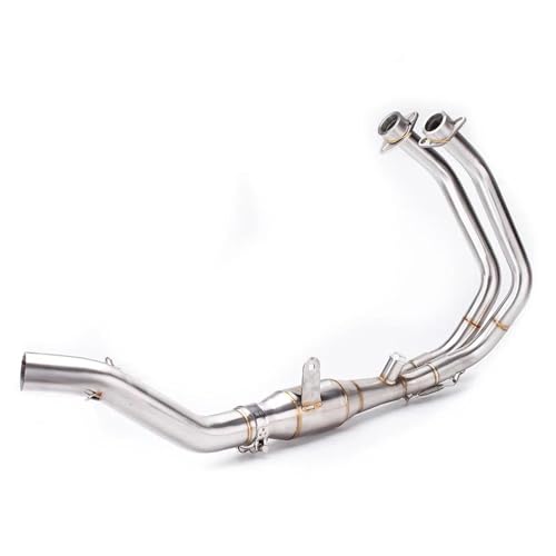Tuyau d'échappement avant central inox haute finition pour CBR500R et CB500F