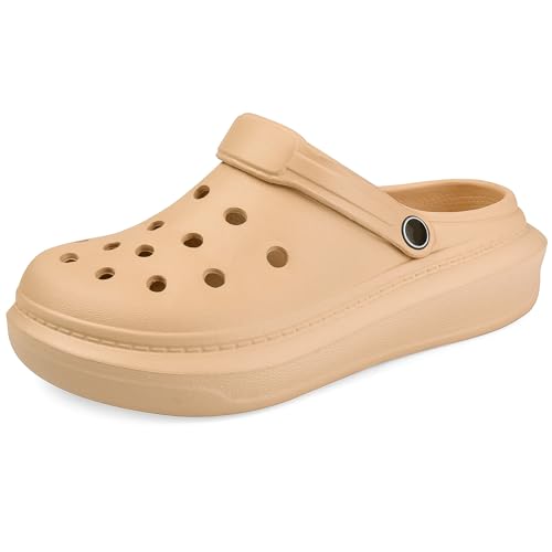 Image of Men's Women's Clogs, Breathable Garden Shoes Adjustable Slides | Breathable vents, Quick drying, Arch support, Lightweight comfort, Easy cleaning