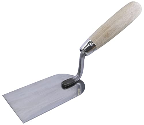 AERZETIX - C54476 - Paleta para estuco/Yeso 60x110mm - Herramienta de albañil - manija de Madera/espátula en Acero - Extremo Cuadrado