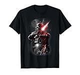 Star Wars Darth Vader Lightsaber Portrait T-Shirt