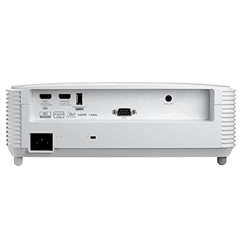 Optoma GT1080HDRx Short Throw Gaming Projector | Enhanced Gaming Mode for 1080p 120Hz Gameplay at 8.4ms | 1080p and HDR support with 4K UHD input | Bright 3,800 Lumens for Day and Night Gaming | White - Thumbnail 7