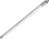LED Feuchtraumleuchte 50 Watt 4000K reinweiß 6000lm IP65 wasserfest schlagfest 150cm Feuchtraumwannenleuchte durchgangsverdrahtet Leuchte für Keller Werkstatt Halle Garage Lager (50W / 1 Stück)