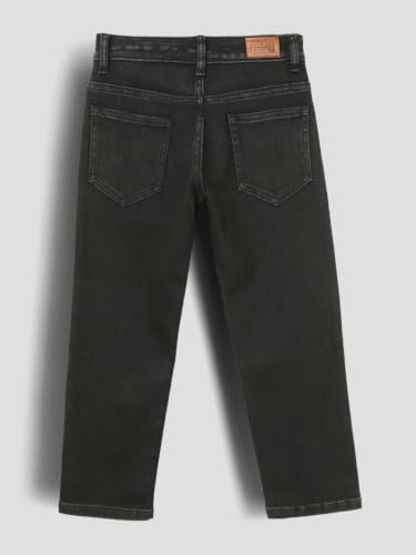 Image of Urbano Juniors Boy's Straight Fit Washed Denim Jeans Stretchable