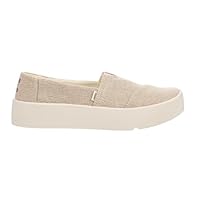 TOMS Women's Verona Slip-On Sneaker, Natural Heritage Canvas, US 7