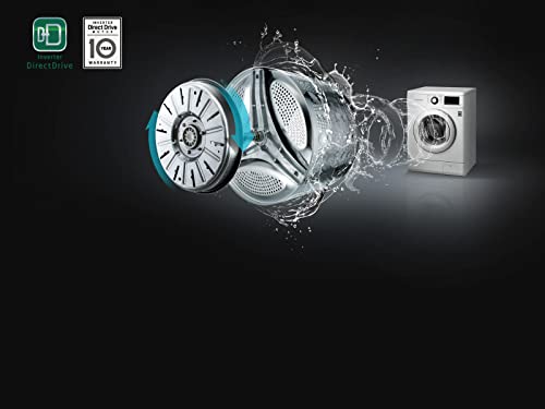 Image of LG 7 Kg 5 Star Inverter Fully-Automatic Front Loading Washing Machine (FHM1207BDL, Silver, 6 Motion Direct Drive)